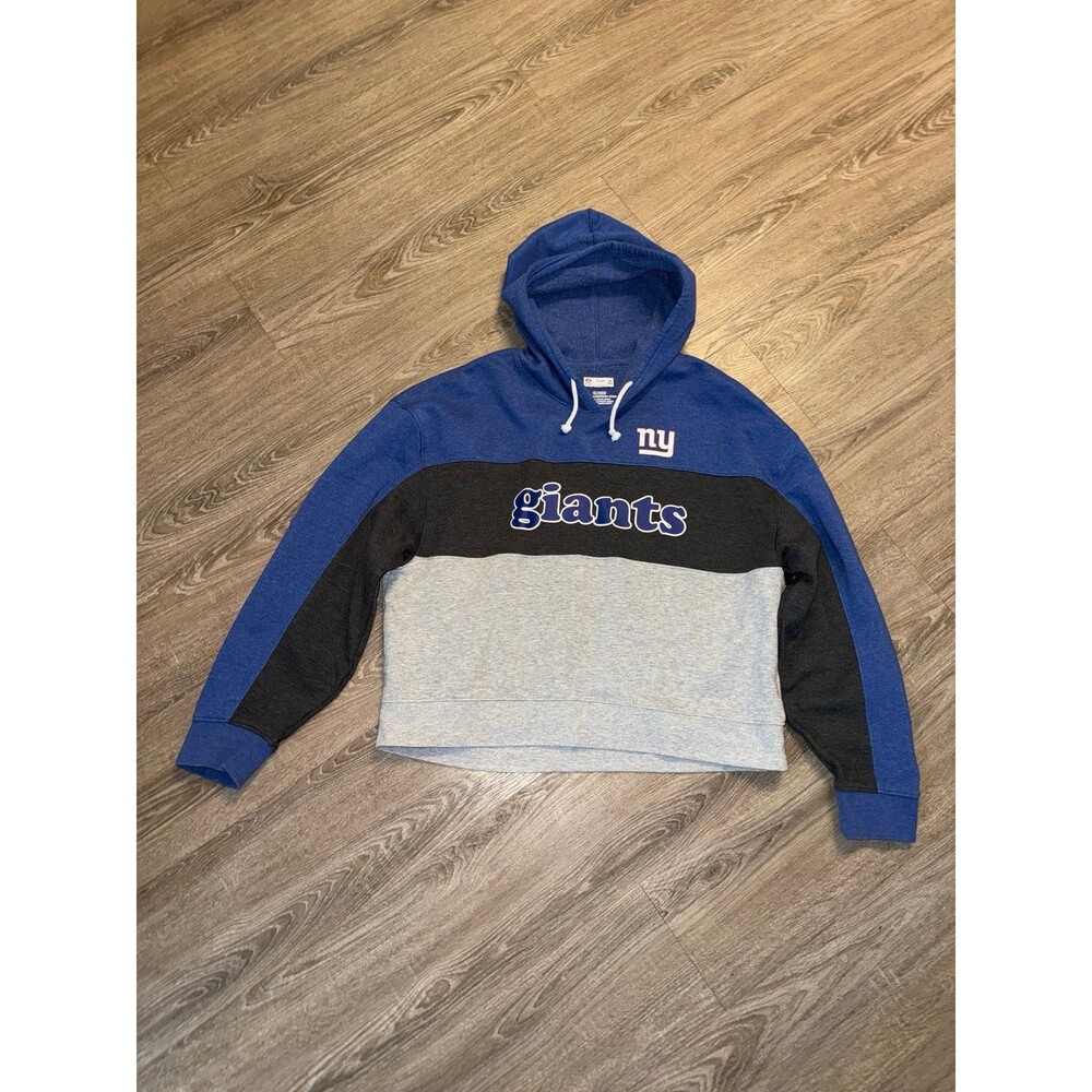 women's New York Giants color-block sweater hoodie Size XL